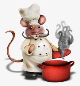 Transparent Mouse Animal Png - Mouse Chef Cartoon, Png Download, Free Download