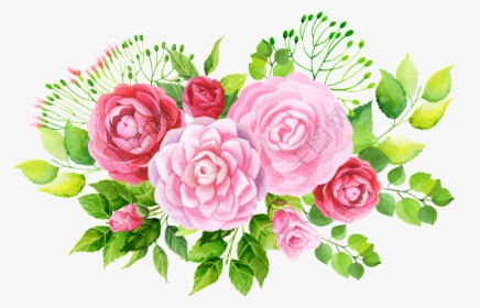 Garden Roses, Graphic Design, Flower, Pink Png Image - Rose Flowers Vector Png, Transparent Png, Free Download