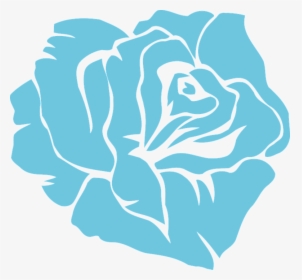 Rose, Blue, Flower, Floral, Blossom, Nature, Romantic - Blue Rose Vector Png, Transparent Png, Free Download
