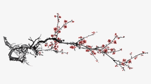 R And J"s Garden Restaurant - Red Chinese Flowers Png, Transparent Png, Free Download