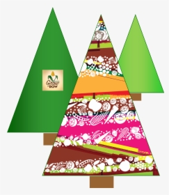 Holiday Card Artwork2 - Triangle, HD Png Download, Free Download