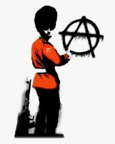 Graffiti Transparent Background - Banksy Anarchist, HD Png Download, Free Download