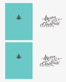 Christmascard-1 - Calligraphy, HD Png Download, Free Download