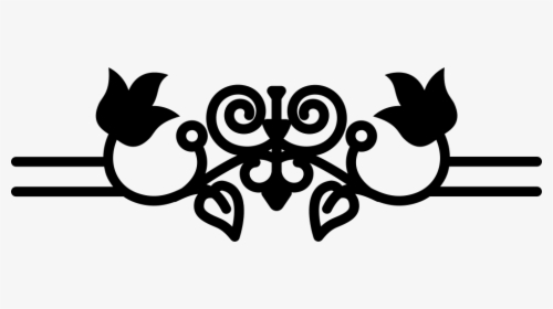 Floral Vines With Leaves And Borders - Png Shapes Design, Transparent Png, Free Download