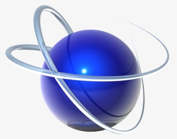 Blue Globe On Orbit Png Image - Dream Success Inframart Pvt Ltd Logo, Transparent Png, Free Download
