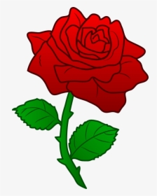 Tiny Rose Png - Red Roses Beauty And The Beast, Transparent Png, Free Download