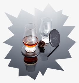 2 Flaviar Whisky Glasses & Coasters - Trophy, HD Png Download, Free Download