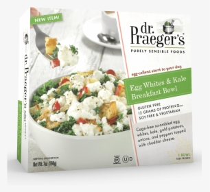 Egg Whites & Kale Breakfast Bowl - Dr Praeger's Egg White Kale Bowl, HD Png Download, Free Download