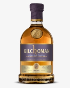 Distilled Whisky,single Malt Scotch Whisky,glass Bottle,alcohol,blended - Kilchoman Red Wine Cask Matured, HD Png Download, Free Download