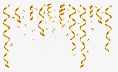 Confetti Gold Png - Transparent Background Gold Confetti Png, Png Download, Free Download