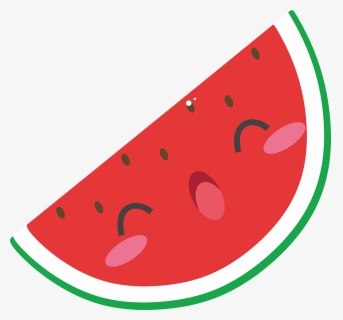 Watermelon, Red, Fruit, Juicy, Nice, Cute, Kawaii - Cute Watermelon Png, Transparent Png, Free Download