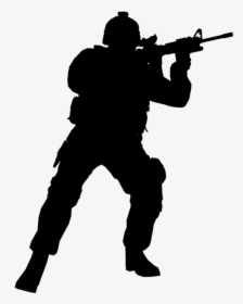 Army Silhouette - Army, HD Png Download, Free Download