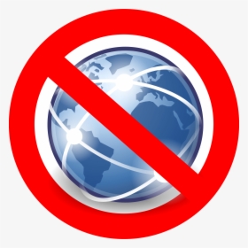 No Internet Clipart - Pas Internet Png, Transparent Png, Free Download