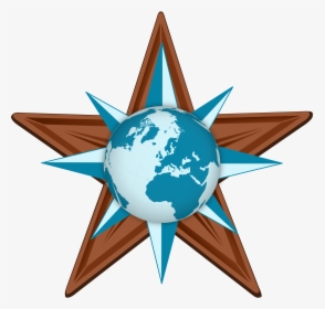 Barnstar Geography Compass Rose Hires - Compass Roses Related To Geography, HD Png Download, Free Download