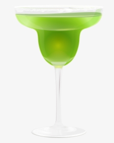Transparent Margarita Glass Png - Green Margarita Png, Png Download, Free Download