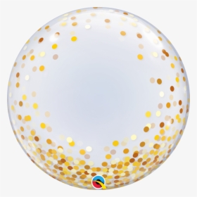 Confetti Deco Bubble Gold, HD Png Download, Free Download