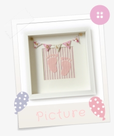 Image Of Personalised Baby Bunting Frame - Polka Dot, HD Png Download, Free Download