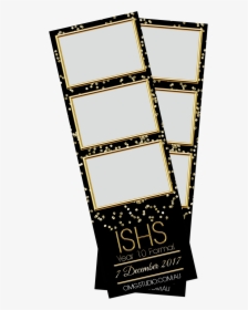 Black And Gold Photo Booth Template, HD Png Download, Free Download