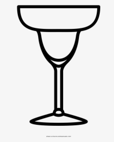 Margarita Glass Coloring Page - Margarita Glass Icon, HD Png Download, Free Download