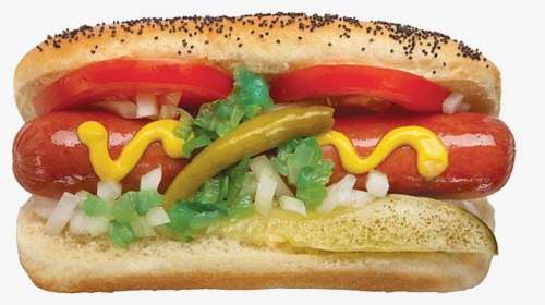 Hotdog Png - Hot Dog - Fully Dressed Hot Dog, Transparent Png, Free Download