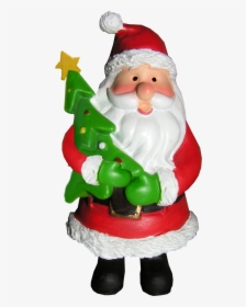 A Santa Hold Christmas Tree Png Image - Christmas Tree And Father, Transparent Png, Free Download