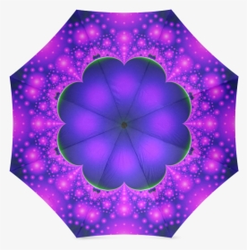 Purple And Pink Glow Foldable Umbrella Artist Tracey - Fractal Art, HD Png Download, Free Download