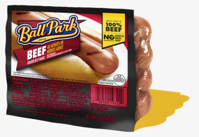 Transparent Hotdog - Ball Park Beef Franks, HD Png Download, Free Download