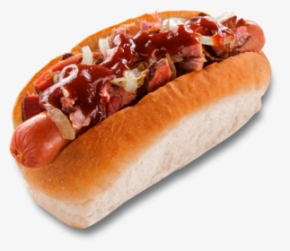 Coney Island Hot Dog - Bacon Hot Dog Foot Long, HD Png Download, Free Download