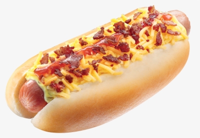 Bacon Hot Dog Transparent - Transparent Hot Dog Png, Png Download, Free Download