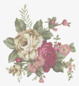Tumblr Static Vintage Flower Print Stock By Candy Lace - Vintage Tumblr Flower Png, Transparent Png, Free Download