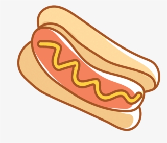 Hot Dog Bun Bread Clip Art - Dodger Dog, HD Png Download, Free Download