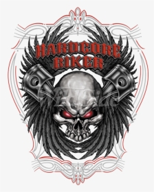Clochette moto skull hardcore - Moto-Custom-Biker