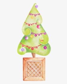 Abstract Cartoon Christmas Tree Png Transparent - Christmas Tree, Png Download, Free Download