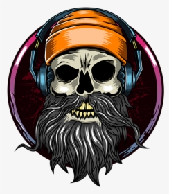 Skull Images With Headphones, HD Png Download, Free Download