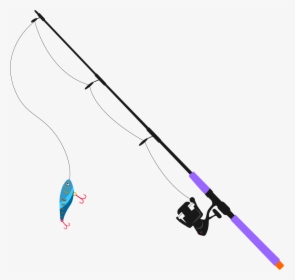 Fishing Pole Clipart Png Image01 - Transparent Background Fishing Pole Clipart, Png Download, Free Download