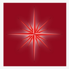 Stars, Red, Glowing, Red Background, Pink, White, Rays - Graphic Design, HD Png Download, Free Download