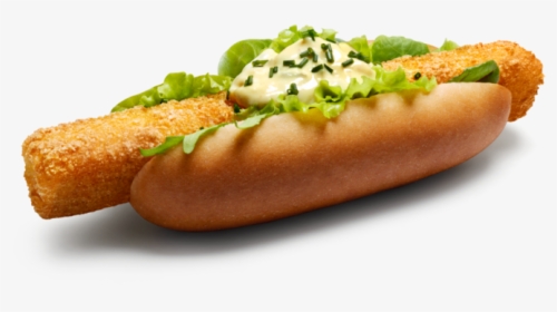 Fish Hot Dog In Bun - Hotcod, HD Png Download, Free Download
