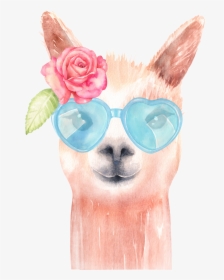 Dress Clipart Watercolor - Llama Birthday Invitations Printable, HD Png Download, Free Download