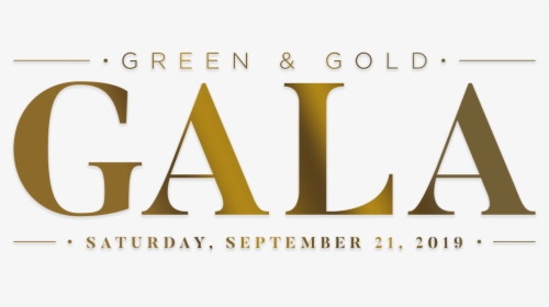 Green & Gold Gala Logo, HD Png Download, Free Download