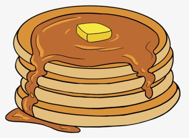 How To Draw Pancakes - Food Drawings Easy, HD Png Download, Free Download