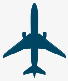 Airplane Silhouette Png, Transparent Png, Free Download