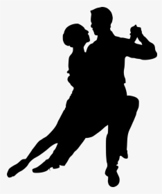 Clip Art Salsa Dancers Clipart - Couple Dancing Silhouette Png, Transparent Png, Free Download
