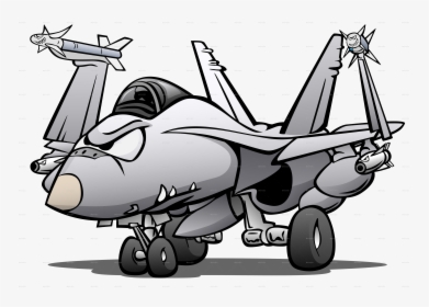 Fighter Aircraft Cartoon, HD Png Download, Free Download