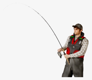 Fishing Rods Fisherman Portable Network Graphics Clip - Fisherman Transparent Background, HD Png Download, Free Download