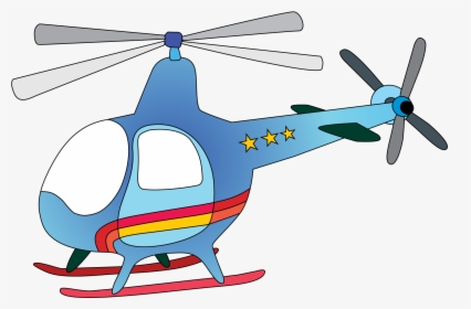 Cute Airplane Clip Art - Clipart Of A Helicopter, HD Png Download, Free Download