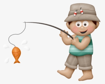 Boys Clipart Fishing - Pescaria Png, Transparent Png, Free Download