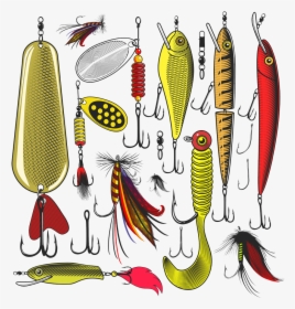 Fishing Lure Fish Hook Clip Art, HD Png Download, Free Download