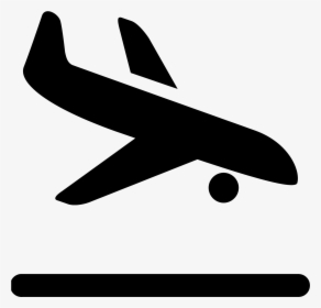 Plane Icon Vector - Airplane Landing Icon, HD Png Download, Free Download