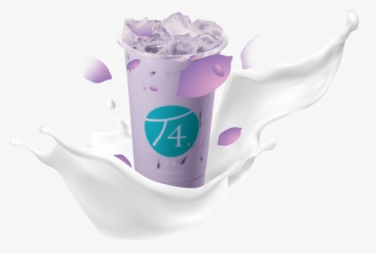 Taro Milk Tea Png, Transparent Png, Free Download