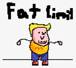 Fat Person - Cartoon - Cartoon, HD Png Download, Free Download